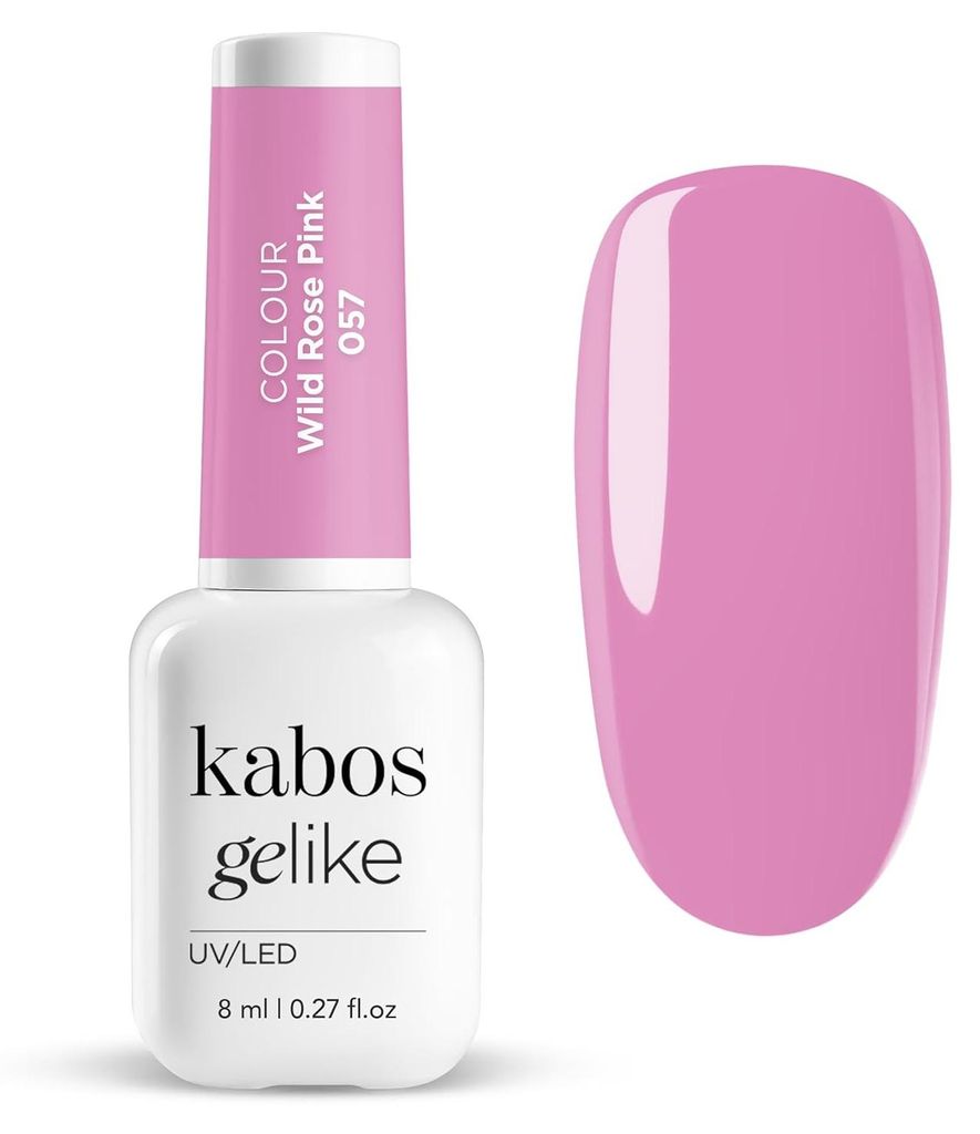 Kabos UV Nagellack Hybrid Gelike 057 Wild Rose Pink 8ml