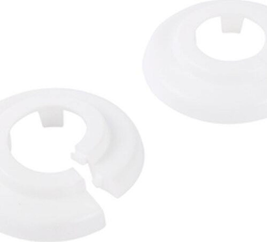 Sanitop Scharnierrosetten PVC 22 mm (2 St)