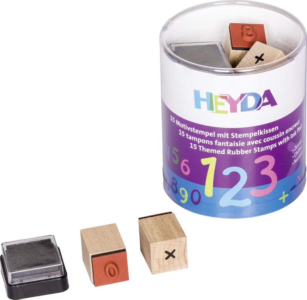 HEYDA 204888478, Zestaw stempli dla dzieci, Wielobarwny Zdjęcie produktu 