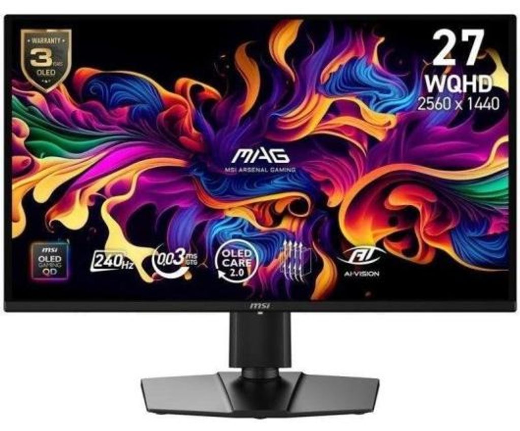 MSI MAG 341CQP QD-OLED 34" QD-OLED UWQHD 175Hz FreeSync Produktbild 