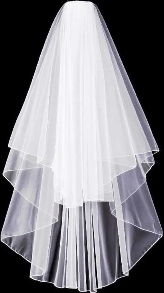 Velo da Sposa 76cm Bianco in Tulle - Accessorio Capelli Economico