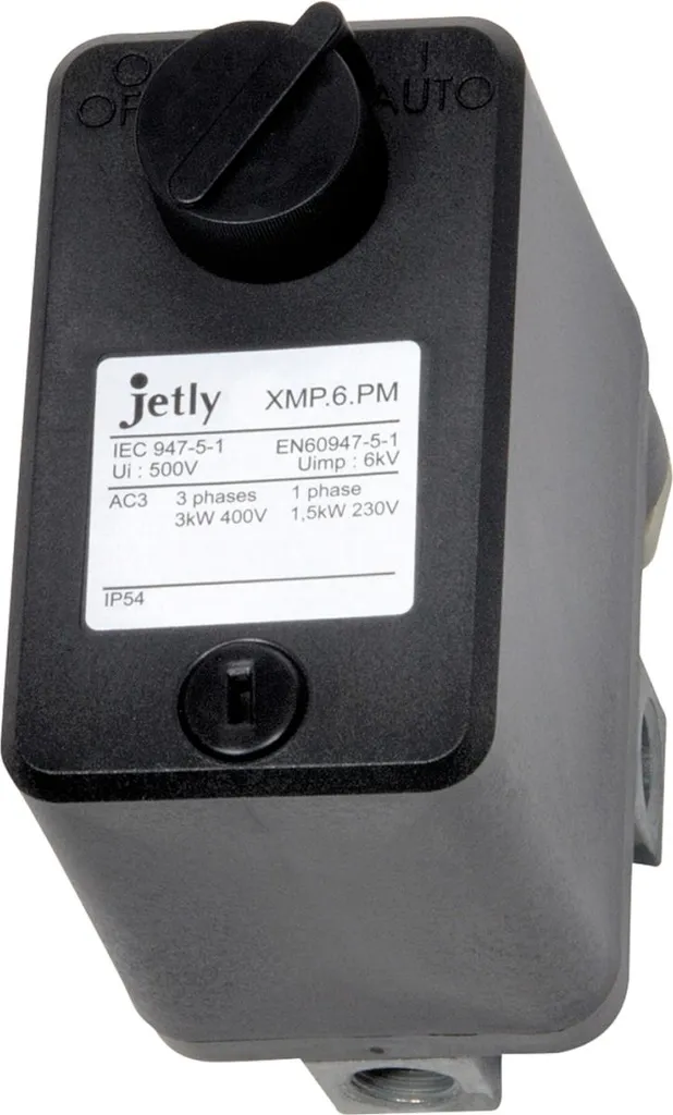 Interrupteur manométrique pour pompe de puits Jetly XMP6 412506