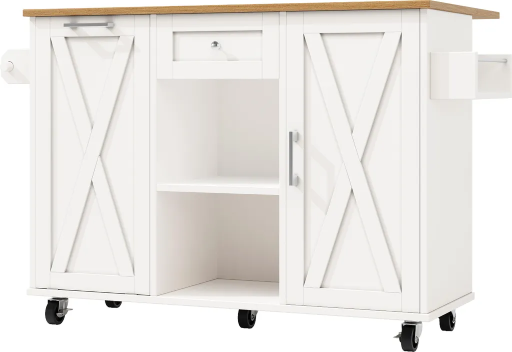 Buffet de Cuisine Multifonctionnel et Table à Manger Extensible