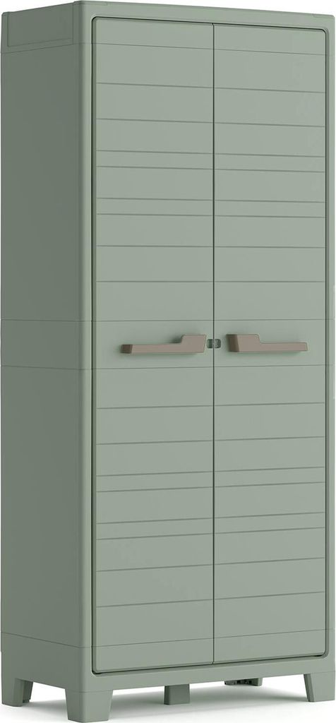 Keter Planet Outdoor Multispace Schrank mit 8 verstellbaren Einlegeböden außen