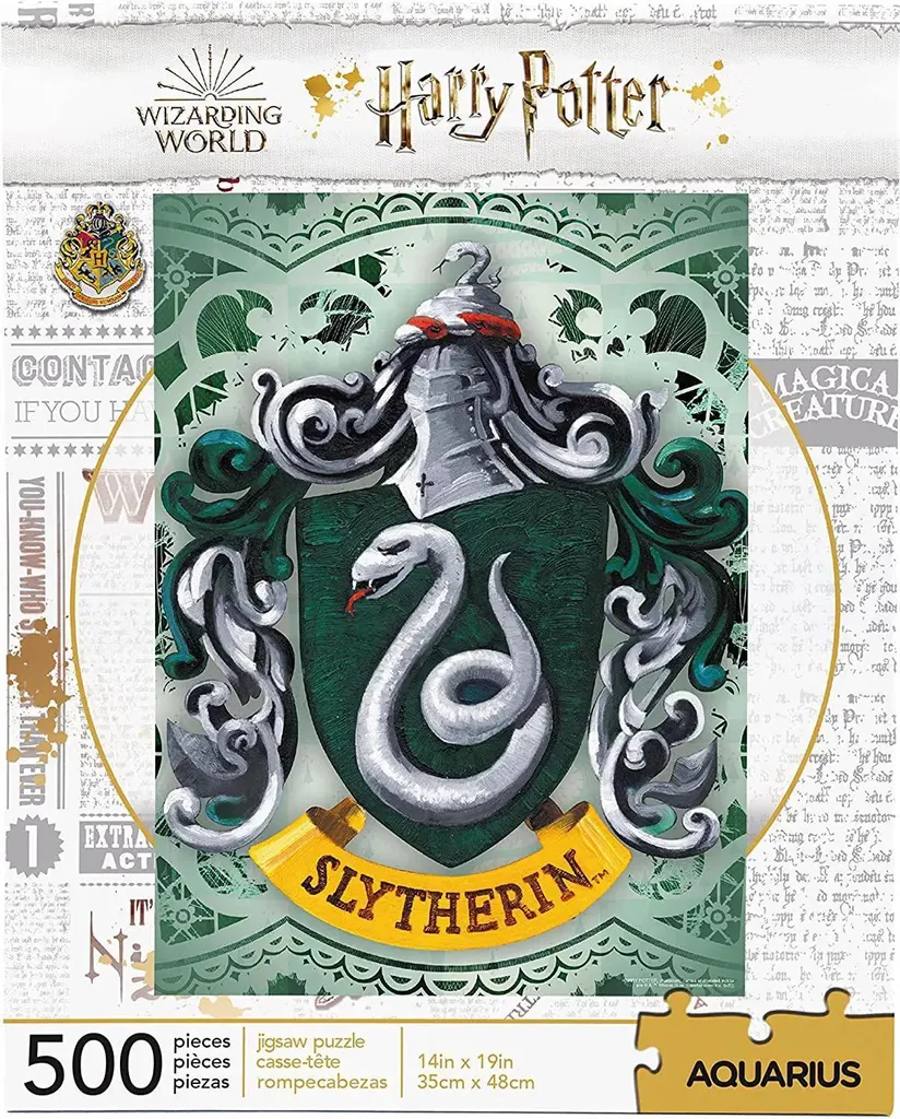 Puzzle Serpentard Harry Potter : Anti-Stress et Décoration de Chambre