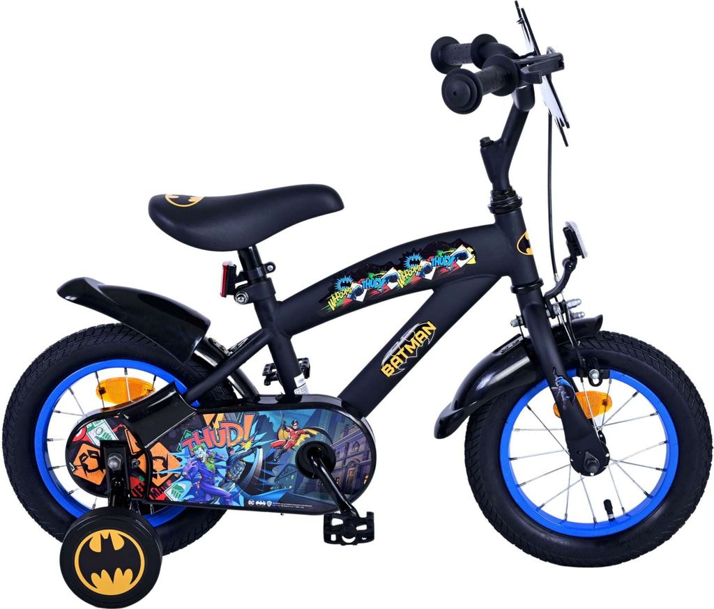Batman Kinderfahrrad - Jungen - 12 Zoll - Schwarz Produktbild 