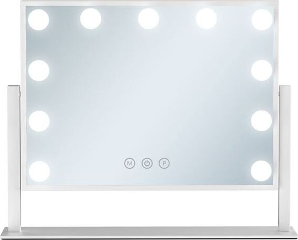 UNIQ Paris Make-up-Spiegel mit 11 LED-Lampen - Weiß
