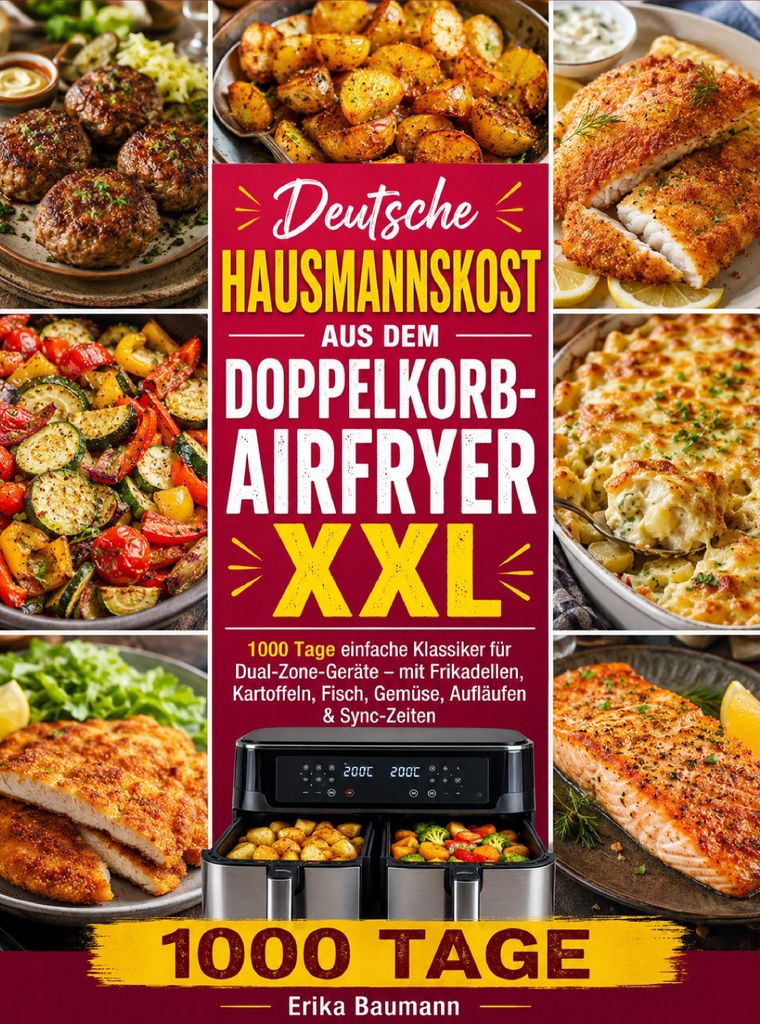 Deutsche Hausmannskost aus dem Doppelkorb-Airfryer XXL Produktbild 