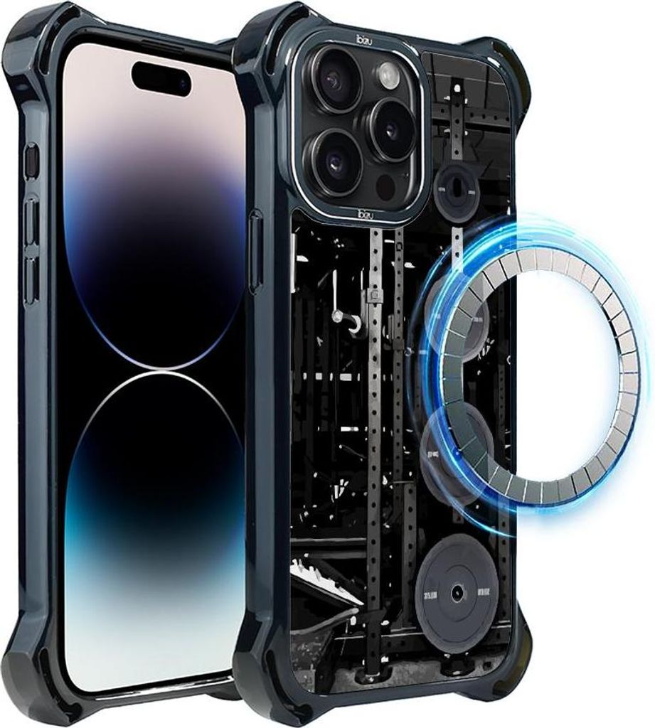 iPhone 14 Pro Max Hülle IBIZU DropGuard Ultra mit MagSafe, #Move, Iron Station