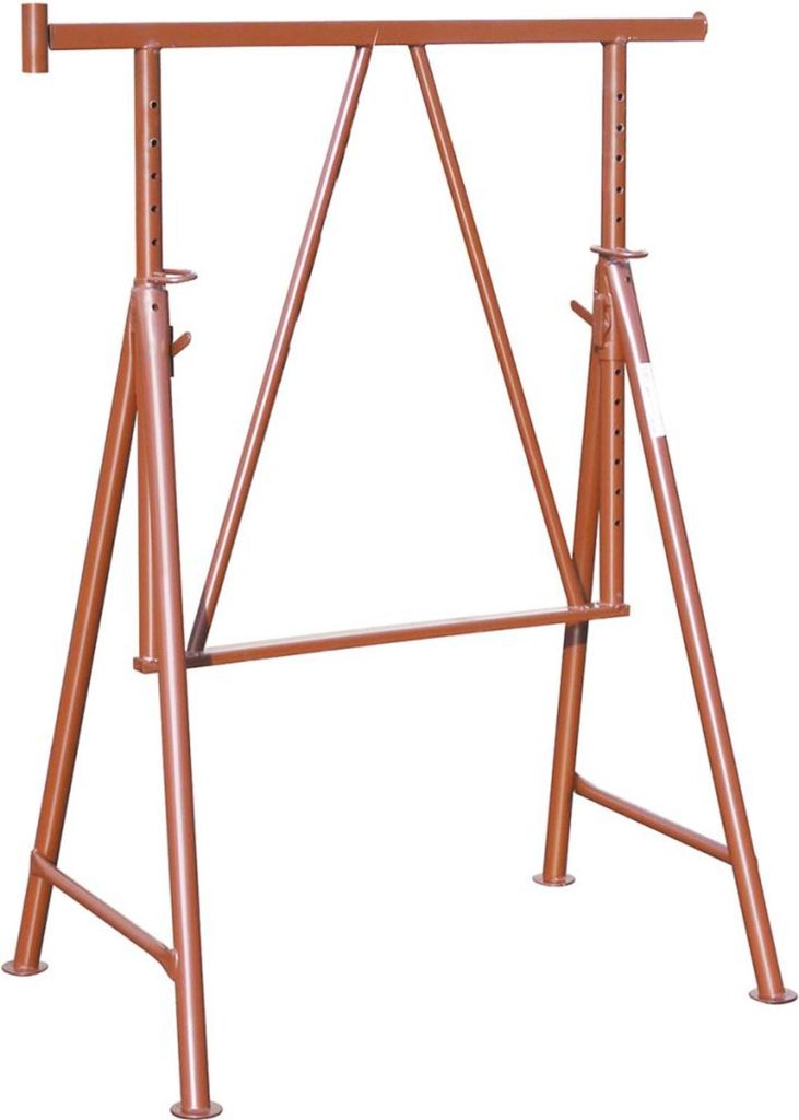 MÜBA Chevalet d'échafaudage pliant L120xH120cm 120-195cm Image du produit 
