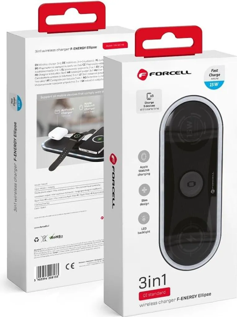 Recensione Forcell F-Energy Ellipse: Il Miglior Caricatore 3-in-1 da 15W