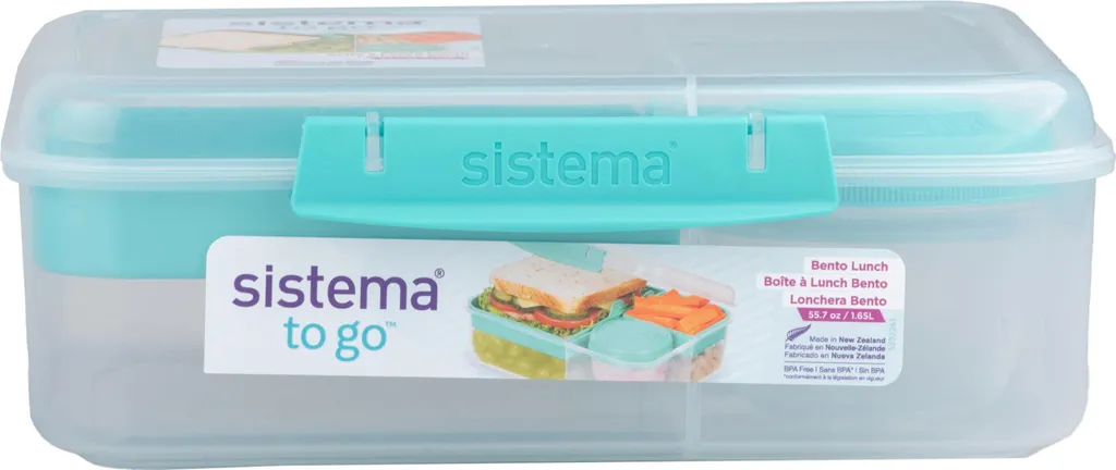 Sistema TO GO 1.65L Menta: La Schiscetta Estetica per l'Università