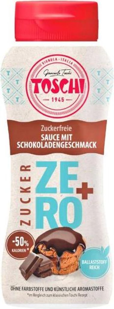 Toschi Topping Zero+ Sauce mit Schokoladengeschmack 200g Produktbild 