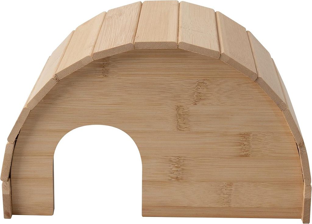 Favoriten Knaagdierhaus 155 x 16 x 25 cm Bambus braun mit Laufbrücke