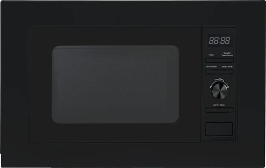 Micro-ondes 20 litres 800W noir avec cadre - PKM encastrable MW800-20