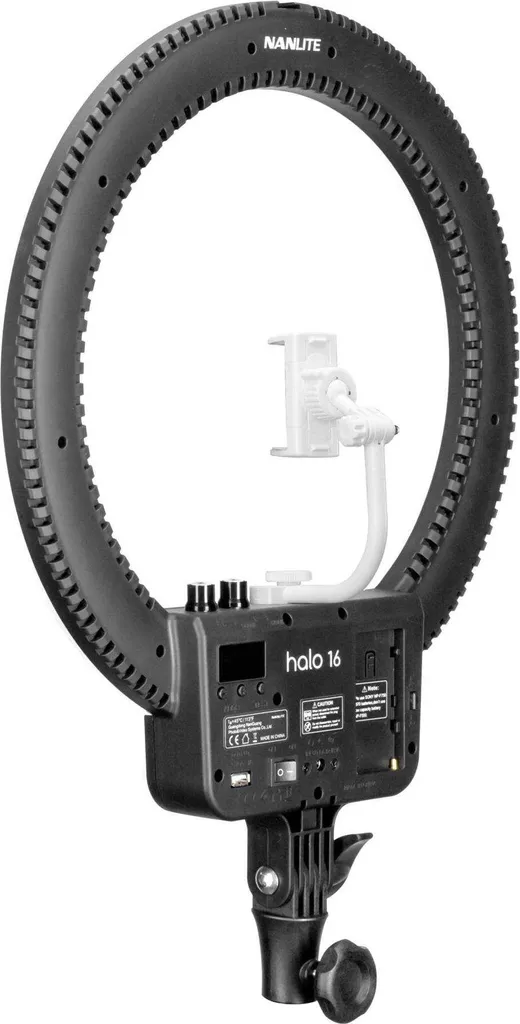 Nanlite Halo 16 Ring Light Réglable 3200-5600K pour Studio Photo - 6