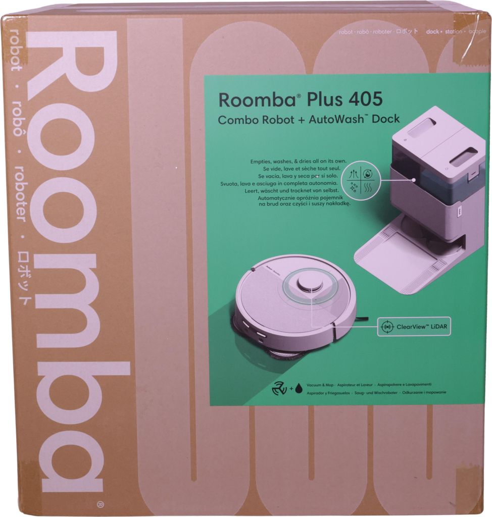 iRobot Roomba Plus 405 Combo Robot + AutoWash Dock, Produktbild 