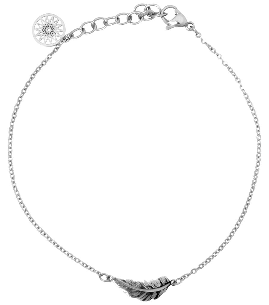 Wildcat Fußkette - Feather Fußkettchen  - Silber - Produktbild 