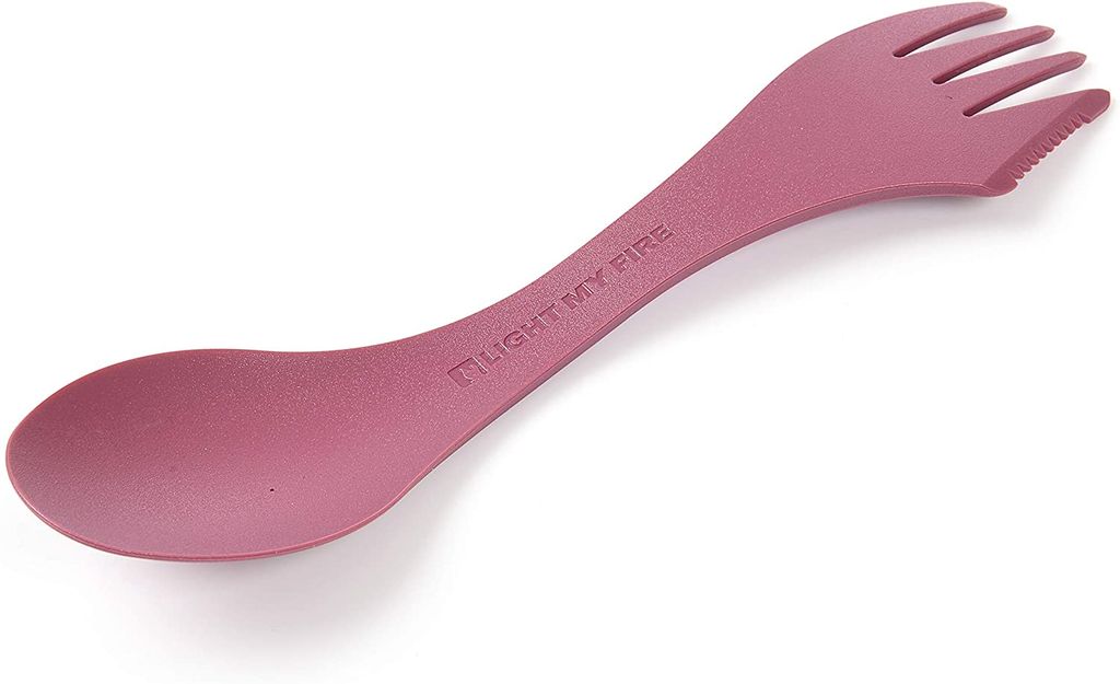 Light My Fire Spork Original Campingbesteck - Outdoor Besteck to Go - 17cm BPA Frei Plastik Besteck für Unterwegs - Lila - Wiederverwendbares Bes...