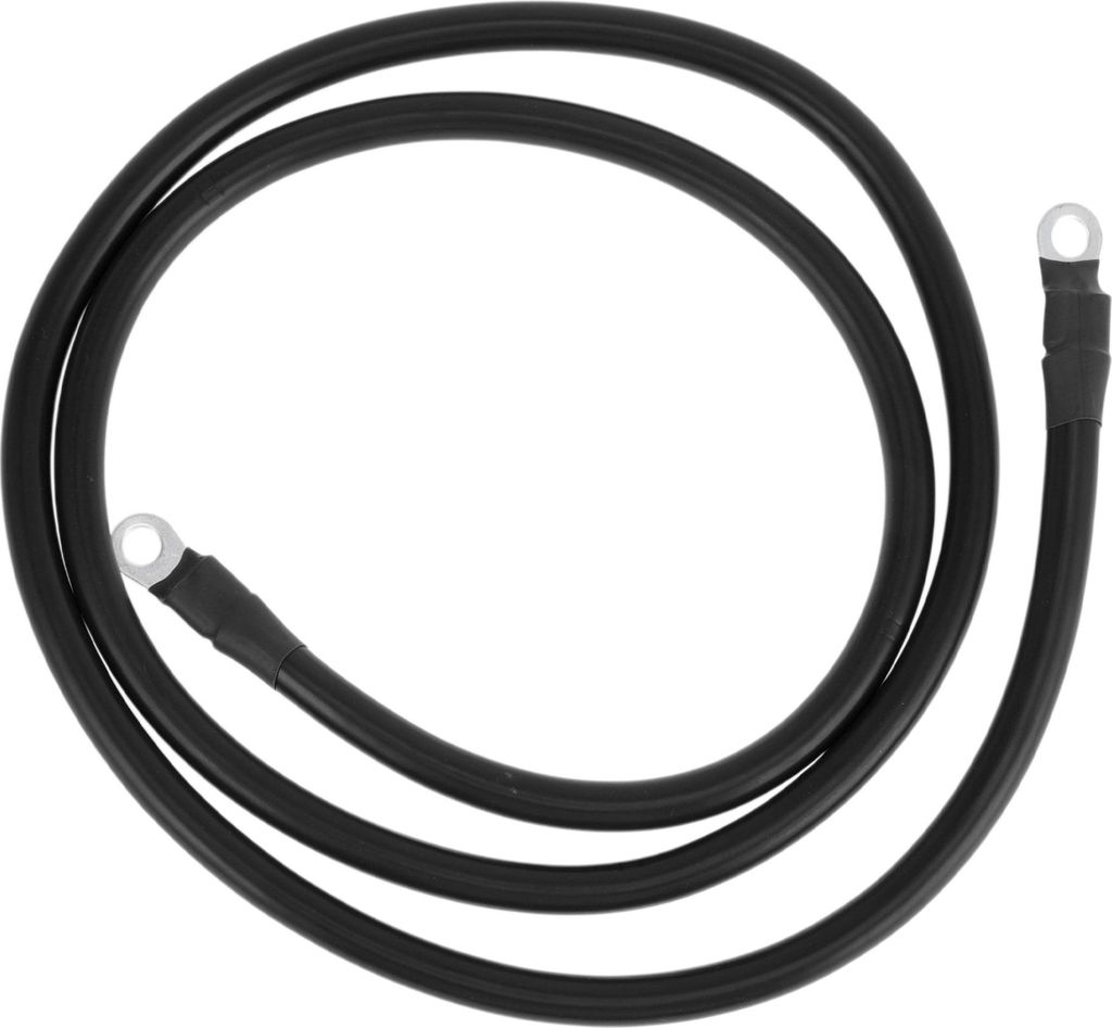 165cm 4AWG Batterie Wechselrichter Kabel 5/16" Batterie Kabel Verzinntes Kupfer Schwarz OT Typ 1Stk