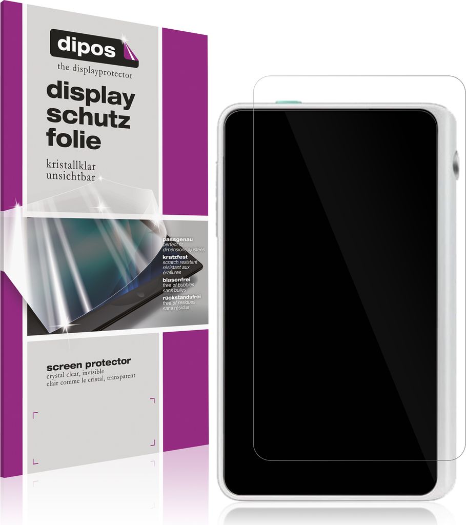 4x Schutzfolie für Timekettle Fluentalk 1 mini klar Displayschutzfolie Folie Display Schutz dipos