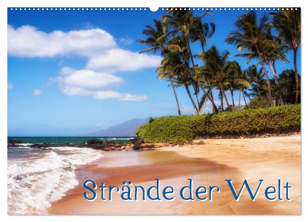 Strände der Welt (Wandkalender 2027 DIN A2 quer), CALVENDO Monatskalender