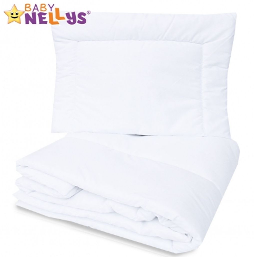 Baby Nellys Peřinka a polštář do postýlky 135x100 40x60 Obrázek produktu 