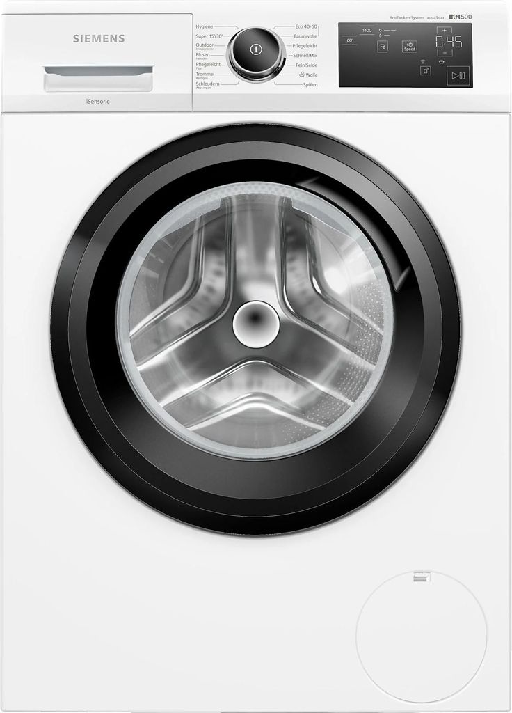 Siemens WM14UR5EM2, Frontlader, 9 kg, B, 70 dB, 1351 RPM, A Produktbild 