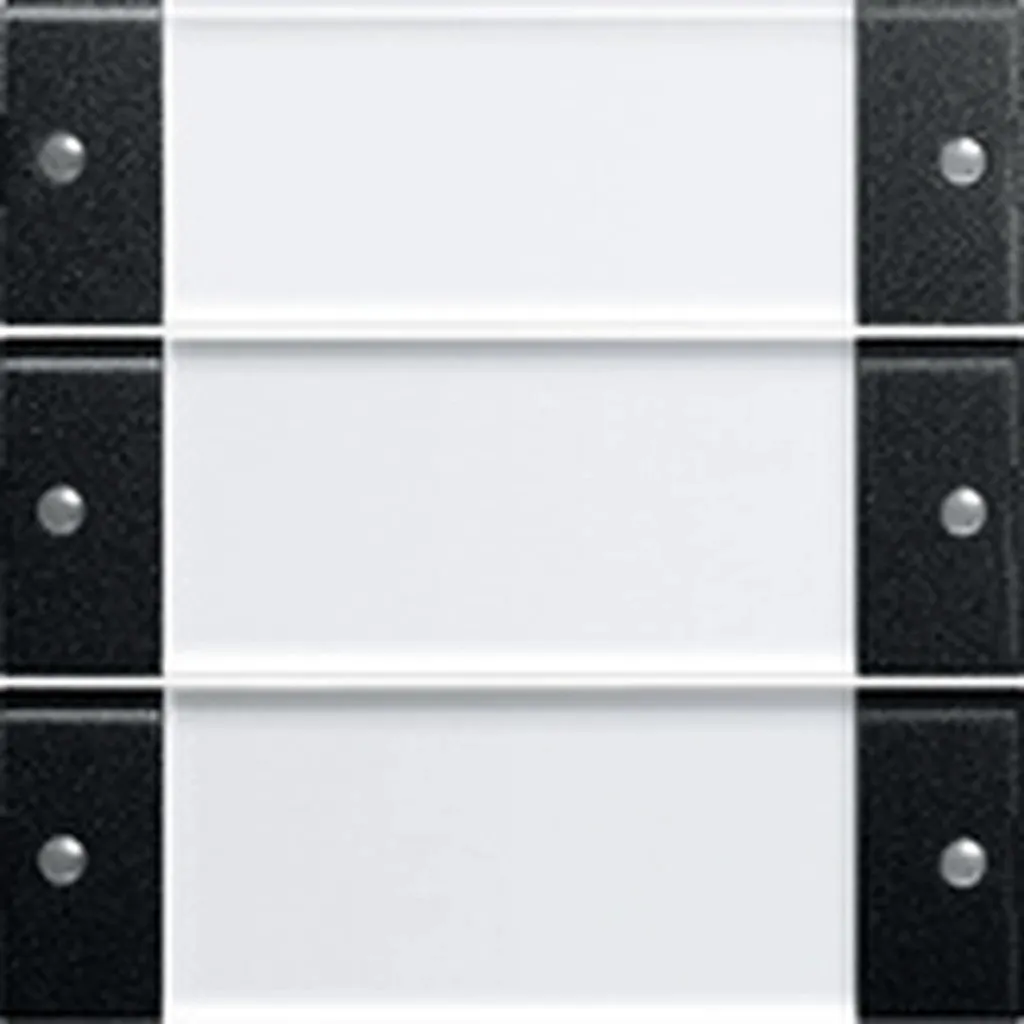 Plaque de commande triple Gira système 55 noir mat avec bascules Pro