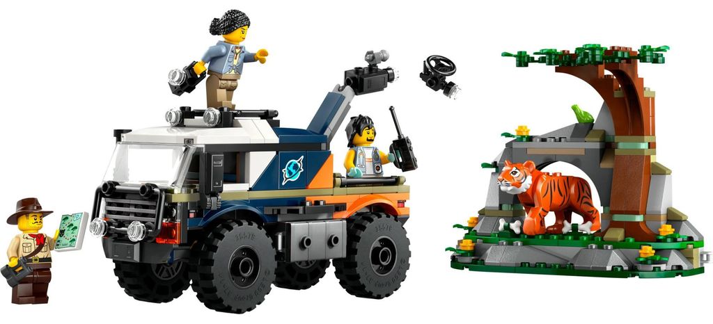 LEGO City Off-road vrachtwagen van de jungle-expediteur Productafbeelding 