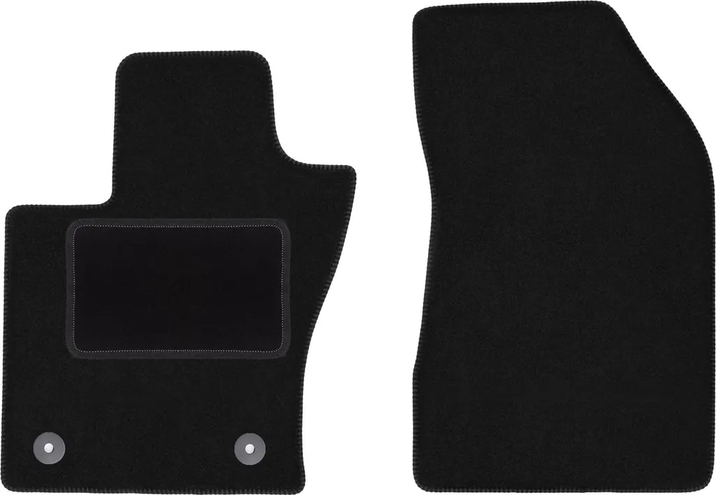Set Tappetini Anteriori Velours Nero Jeep Renegade 2018+ Su Misura