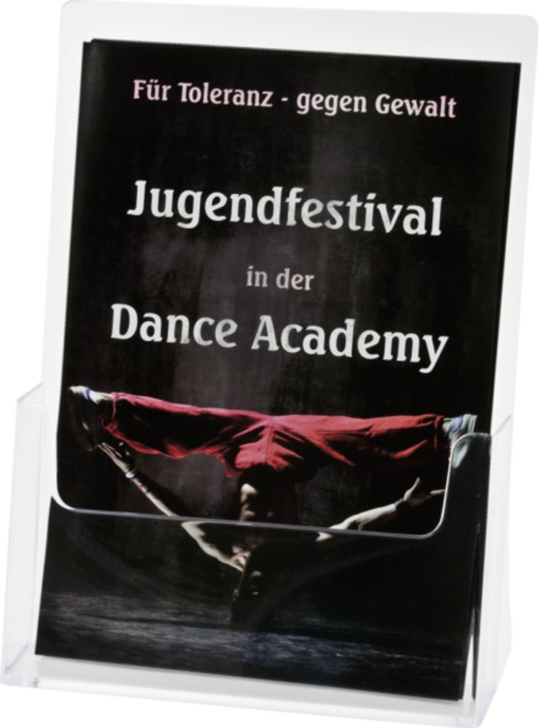 Prospektbox DIN A4, Kunststoff, 210x297 mm