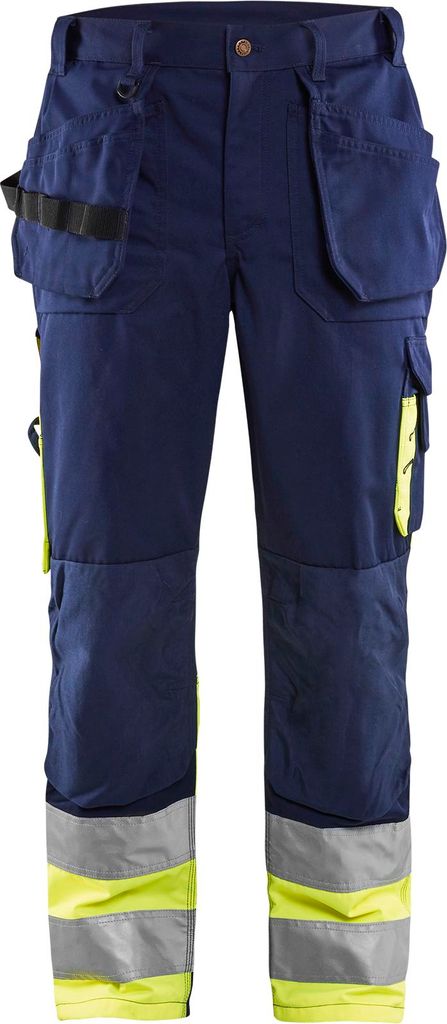 Blakläder High Vis Bundhose 1529 1370 in zwei Farben, Farbe:marineblau/gelb, Größe:62