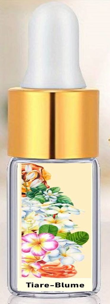 GKA Parfüm Öl Tiare Blume aus Frankreich Parfümöl Kosmetik Heliotrop, Orangenblüte, Tiare, Bougainvillea, Vanille, Karamell sehr intensiv Prob...