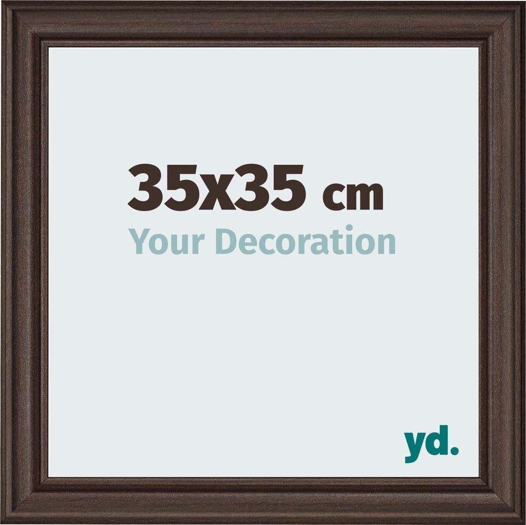 Bilderrahmen, 35x35 cm, Eiche Dunkel, MDF, Lazio Produktbild 