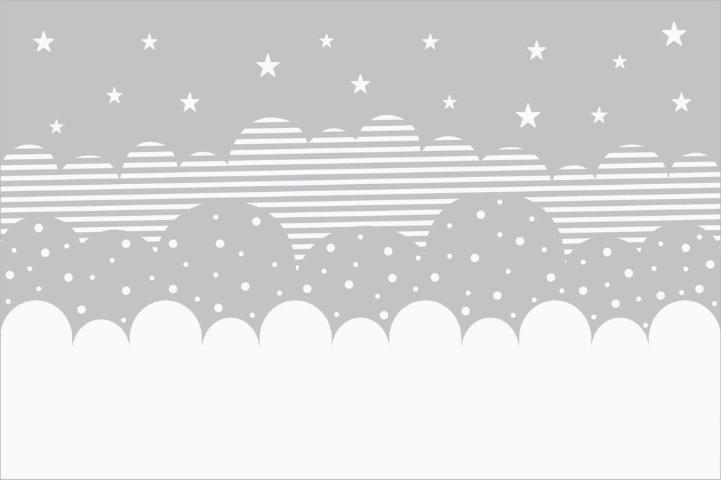 Fototapete Himmel - Vliestapete - Bildtapete UV-beständig Wolken grau Digital Art Wandtapete geruchsfrei