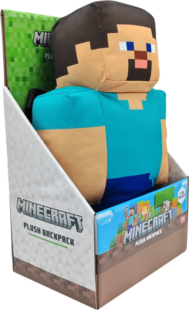 Sac à dos en peluche Minecraft léger : fini les sacs trop lourds !
