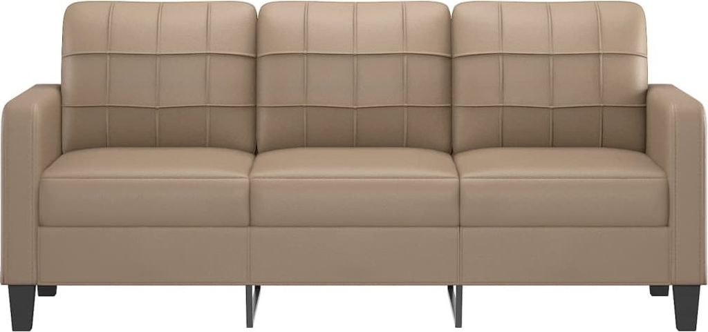 "im Sonderangebot" 3-Sitzer-Sofa - CLORIS - Couchgarnitur - Sofa Set Sitzmöbel - Cappuccino-Braun 180 cm Kunstleder - 198 x 77 x 80 cm - NeuMöbel...