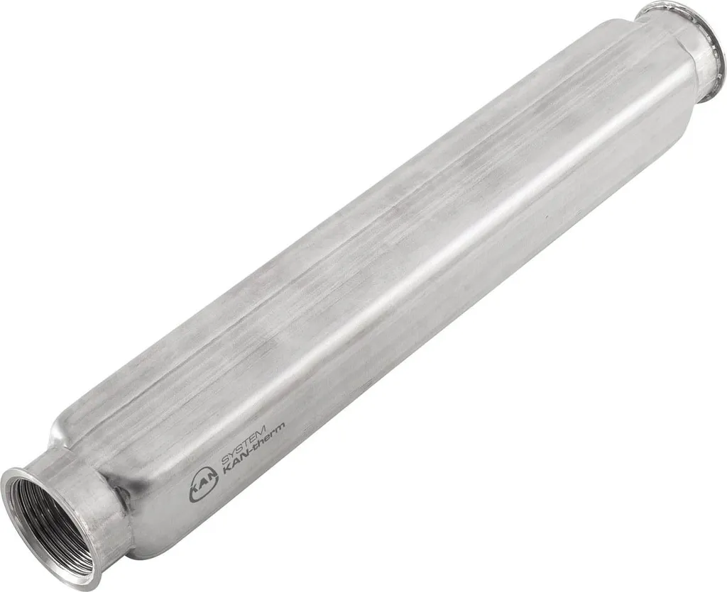 Support de tuyauterie inox 100mm - Fixation double pour chauffage et sanitaire