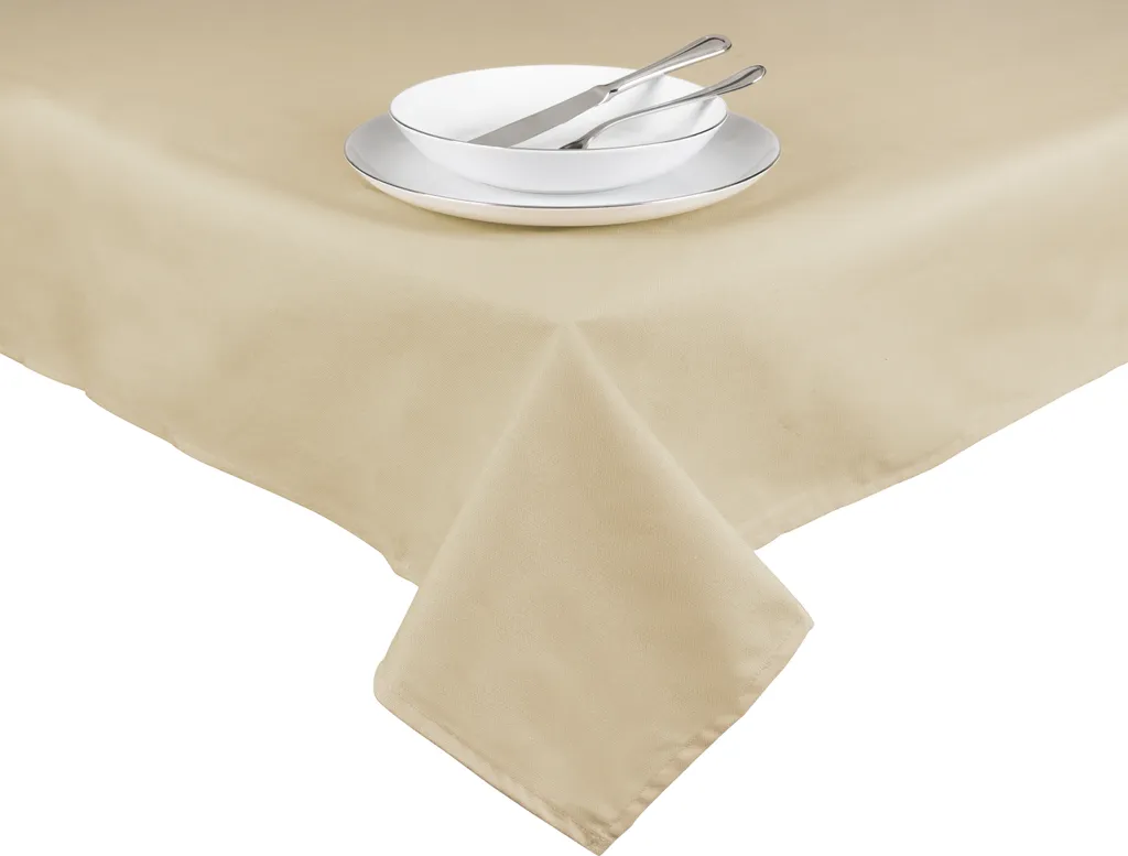 Tovaglia Excelsa Panama Crema 140x180 cm in Puro Cotone Made in Italy