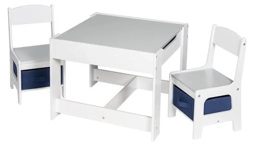 Coin dessin enfant : Table d'activité avec chaises et rangements