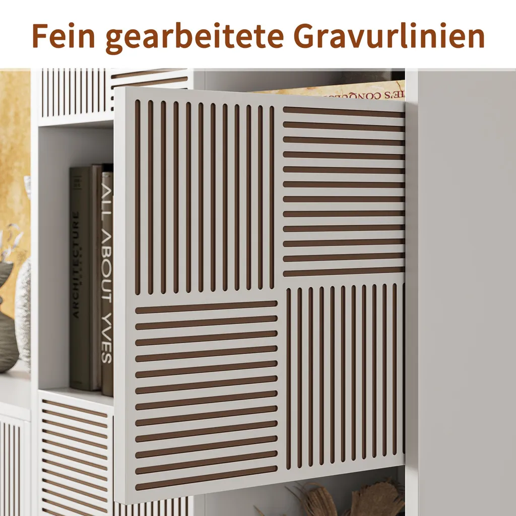 Étagère de rangement chambre enfant et salon modulable imitation bois - 4
