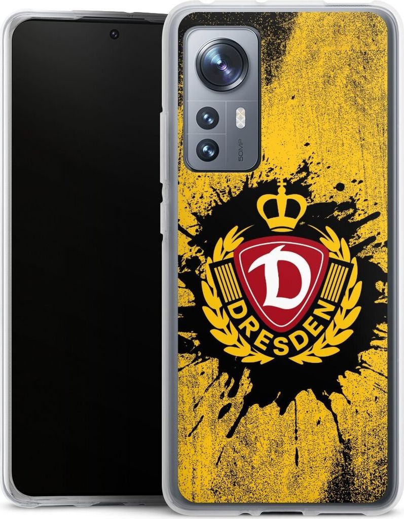 DeinDesign Handyhülle für Xiaomi 12 5G Silikon Hülle Case Smartphone Schutzhülle Fußball Offizielles Lizenzprodukt SG Dynamo Dresden