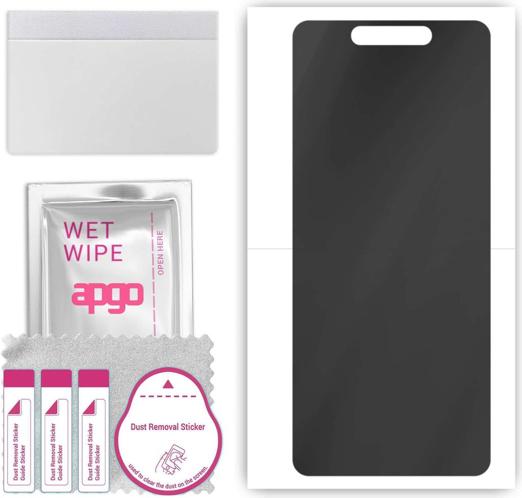 apgo Hydrogel Blickschutzfolie, Matt, kompatibel mit Infinix Smart 8 Pro, Privacy Displayschutzfolie, Schutzfolie mit Positionierhilfe, Anti-Spy, k...