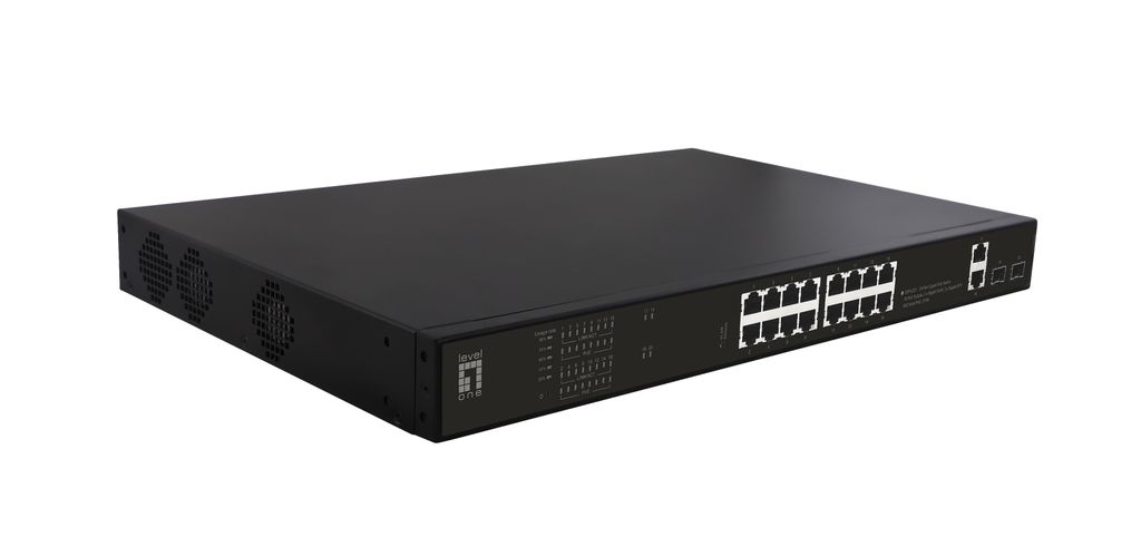 LevelOne GEP-2021 20-Port-Gigabit-PoE-Switch