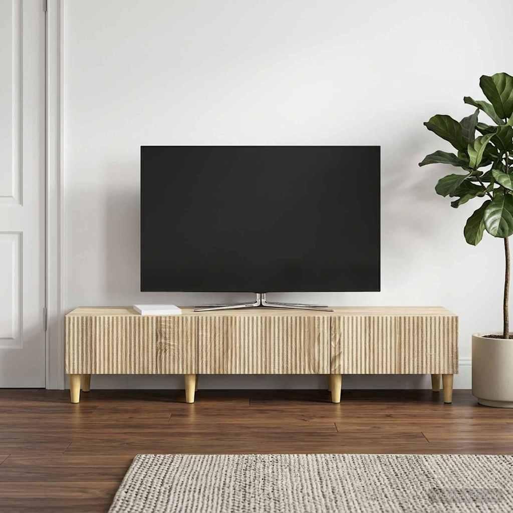 vidaXL TV skříňka Sonoma dub 147 x 34,5 x 30 cm Obrázek produktu 
