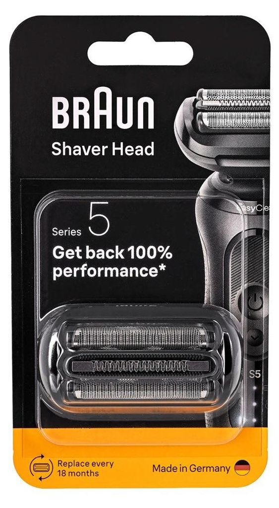 Braun Series 5 54 B, Głowica goląca, 1 głowic(e), Czarny, Zdjęcie produktu 