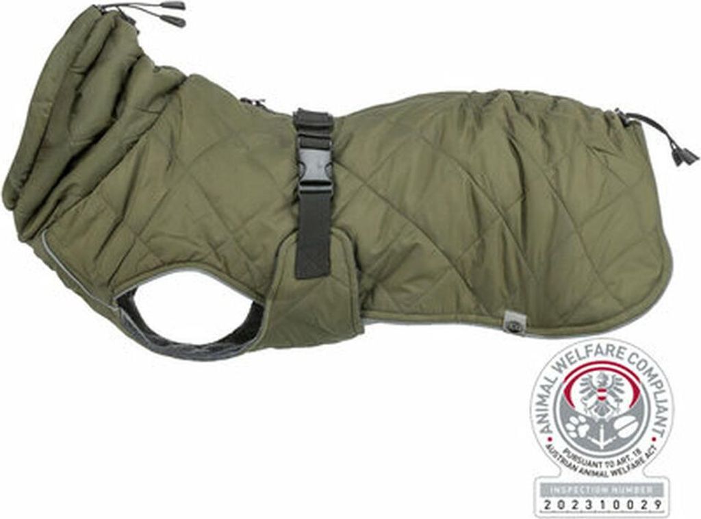 Hundemäntelchen Trixie grün Olive XS