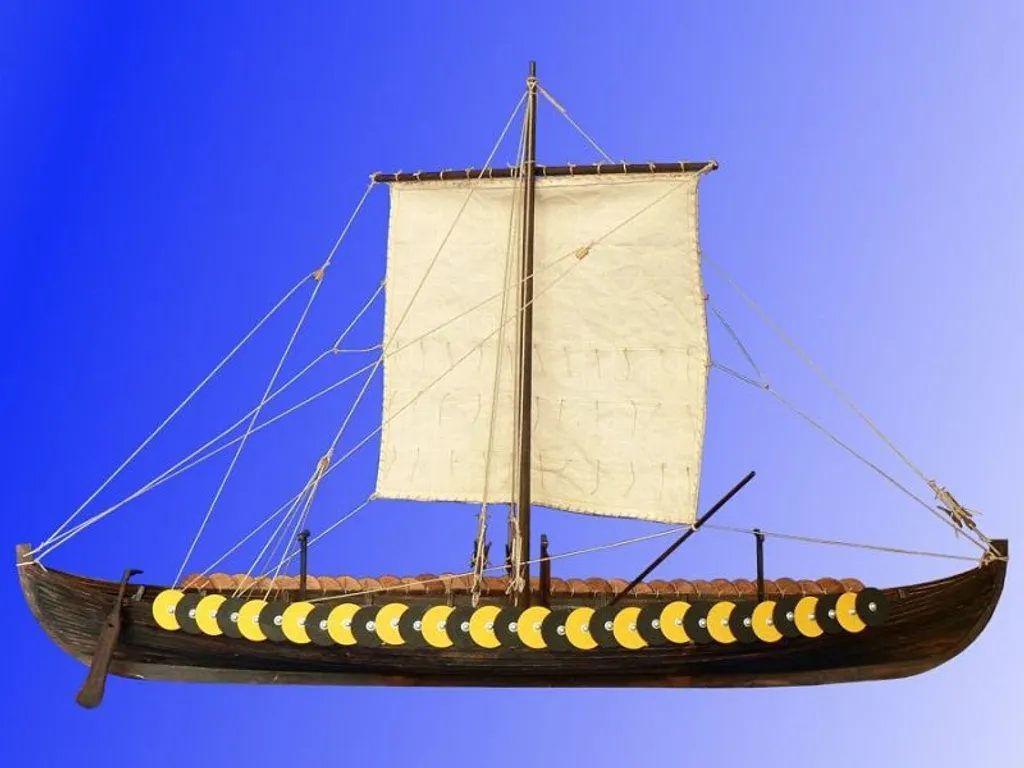 Cadeau Modélisme Naval Maquette Bateau Viking Gokstad Krick Échelle 1:35