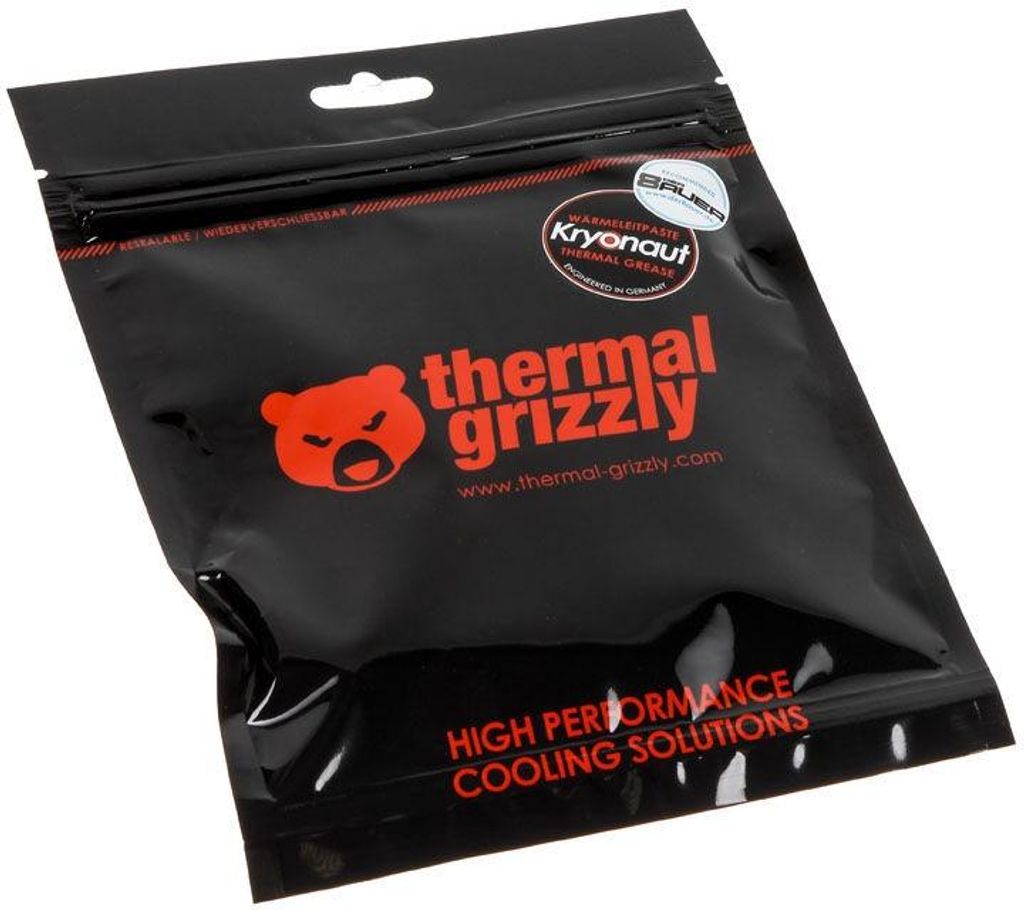 Thermal Grizzly Kryonaut, 12,5 W/m·K, 3,7 g/cm³, Silikon, -250 - 350 °C, 10 ml, 37 g